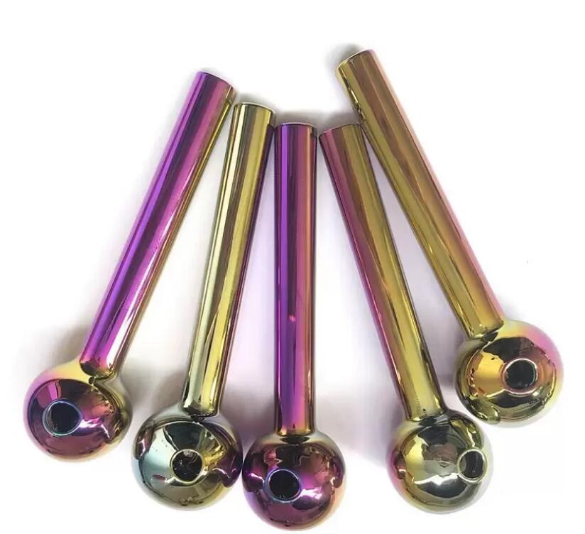 Cachimbos de vidro para fumar Cachimbo queimador de óleo de vidro curvo Balanceador de cores diferentes Cachimbos para fumar água Acessórios para fumar