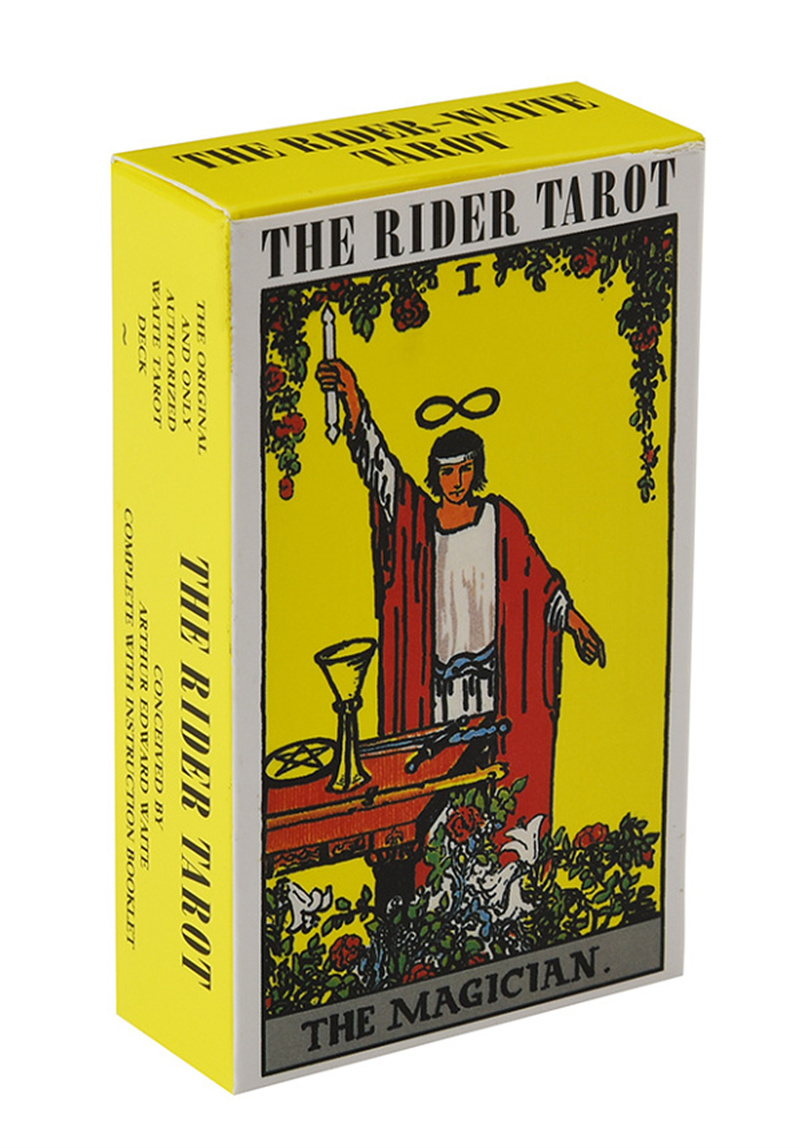 Tarots Game Witch Rider Smith Waite Shadowscapes Wild Tarot Deck Cart￵es de jogo de tabuleiro com caixa colorida Vers￣o em ingl￪s D83