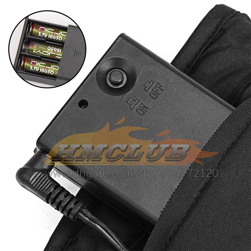 ST237 Guanti riscaldati da uomo Moto Touch Screen Guanti impermeabili alimentati a batteria Inverno Tenere al caldo Guanti riscaldati da moto Guanti