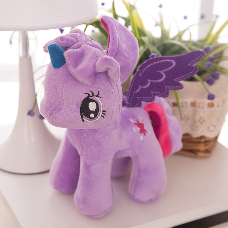 25cm Unicorn doll plush toys stuffed animals My Toy Collectiond Edition send Ponies Spike For Children Christmas gifts D864908004