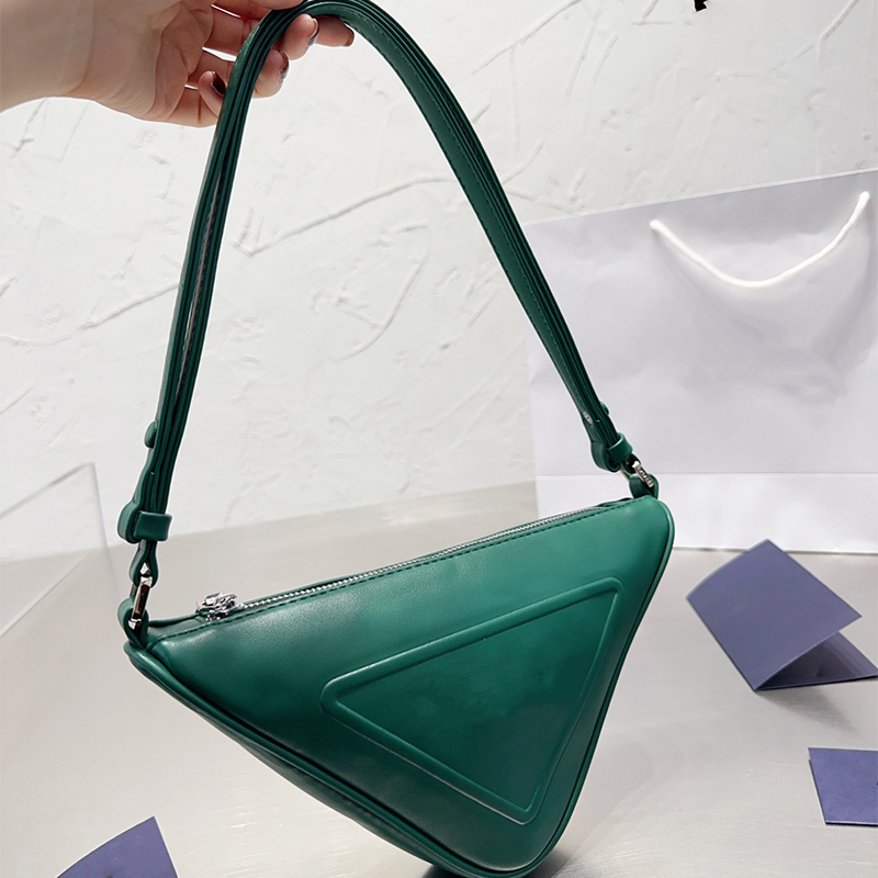 designer bags women fashion triangle bag luxury crossbody Bags wallet genuine leather wristlet daily handbags small clutch sling purse card holder plain