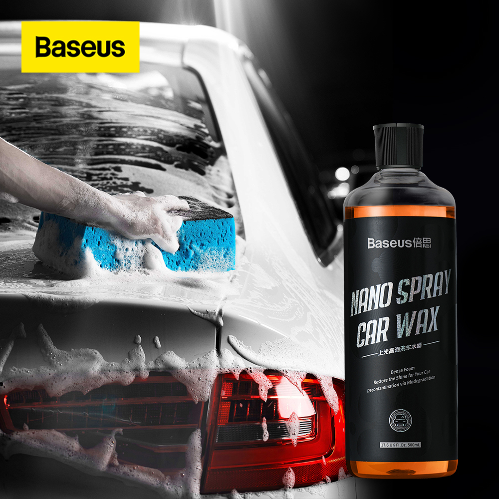 Baseus 500ml Ceramic Car Coating Car Paint Repair Nano Hydrophobic Layer Detail Protection Auto Quick Coat Paint Care Liquid Wax