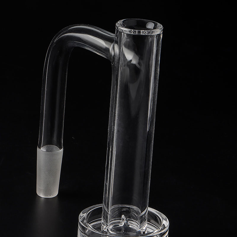 Tam kaynak eğimli kenar kontral kulesi sigara içme kuvars banger 2.5mm duvar 16mmod dikişsiz kaynaklı kuvars tırnaklar cam su bongs dab teçhizatlar borular