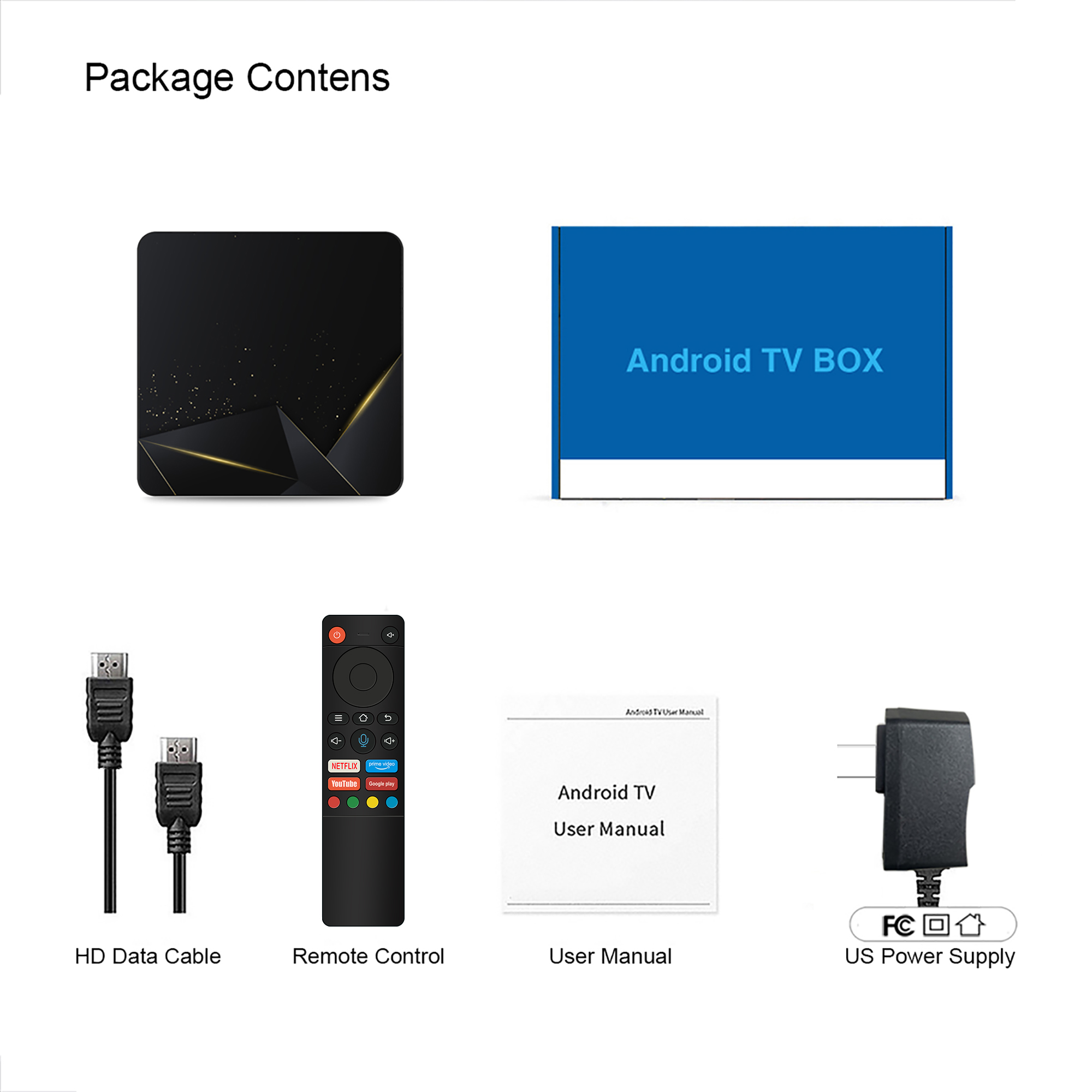 S905Y4 ATV Smart TV Box Qual Core 2GB 16GB 4K 5G AC WiFi Android 11 HD Media Player Set Top BOX