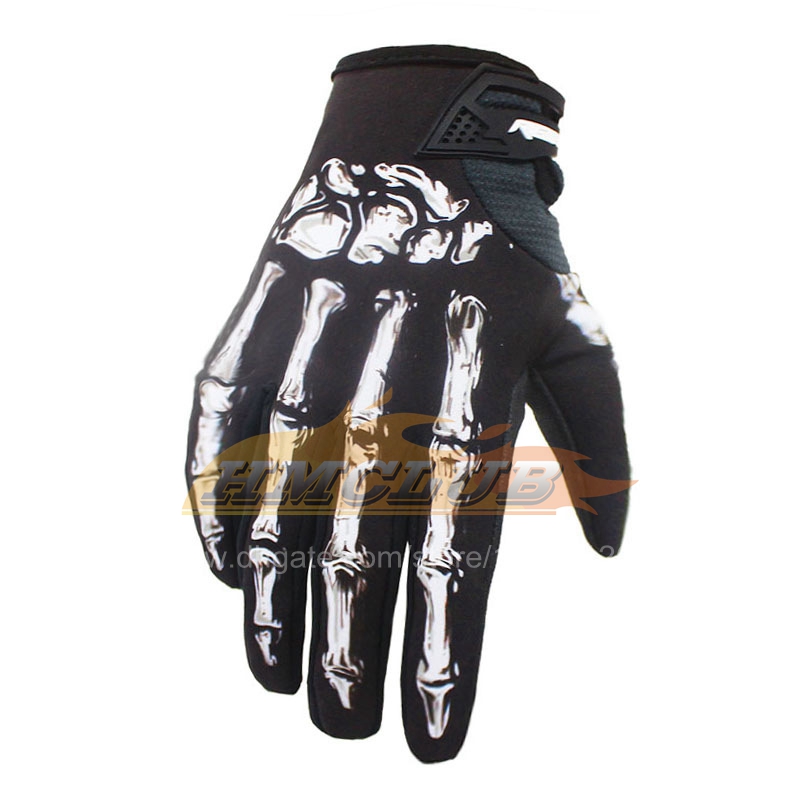 ST389 Motorcycle Winter Bike Riding Gloves Joint Printing Motor Cycling Gloves Full Finger ghost claw Windproof Men Women