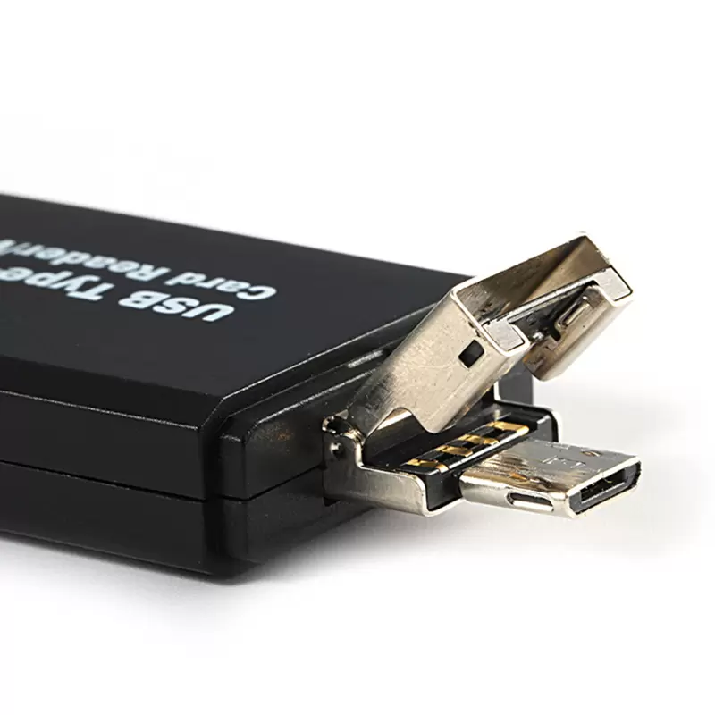 YC320 USB-C Smart Memory Carder 3 в 1 USB 2.0 TF/Mirco SD Тип C OTG Flash Drive Adapter Adapter