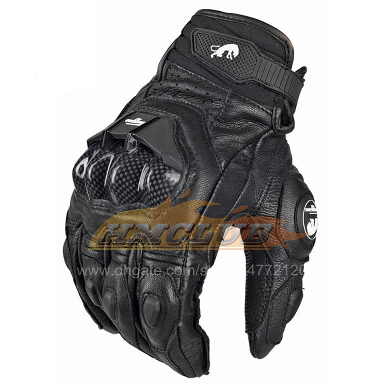 ST843 MENS KVINNOR 4 Säsong Kör Supertech Black/White Motorcykelläderhandskar Racing Glove Motor Cohide Racing Bike Knight