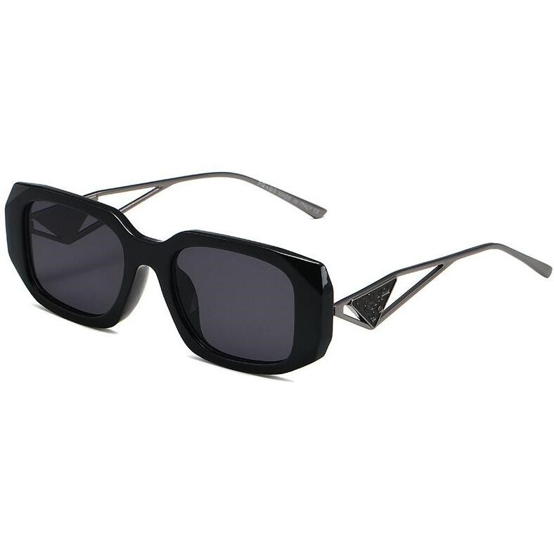 2022 Дизайнерские солнцезащитные очки Классические очки Goggle Открытый пляж Солнцезащитные очки для мужчин и женщин Смешанные цвета Опционально Треугольная подпись242y
