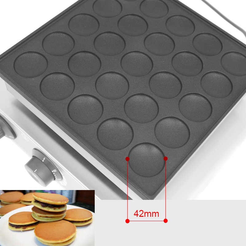 Baking Pastry Tools Commercial CE 110V/220V NO-stick 25 holes dutch poffertjes grill mini pancake machine electric pancake maker