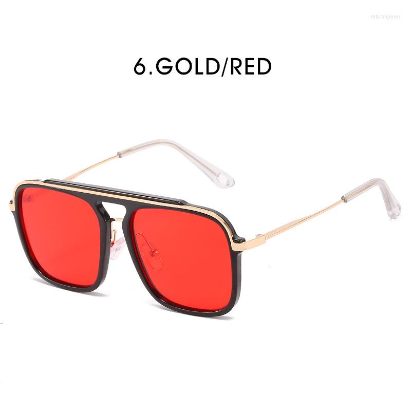 Occhiali da sole Boyarn Fashion Steampunk Square Men Design Punk Big Sun Glasses Women Shades Uv400 Eyewear Gafas de Sol225D