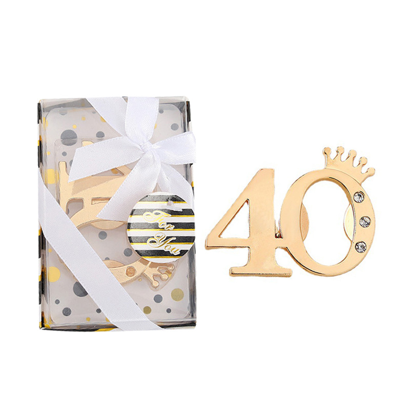 Number 60 Bottle Opener Party Favors 60th Anniversary Keepsake 60th Birthday Gifts Ceremony Token Event Souvenirs Giver Ideas