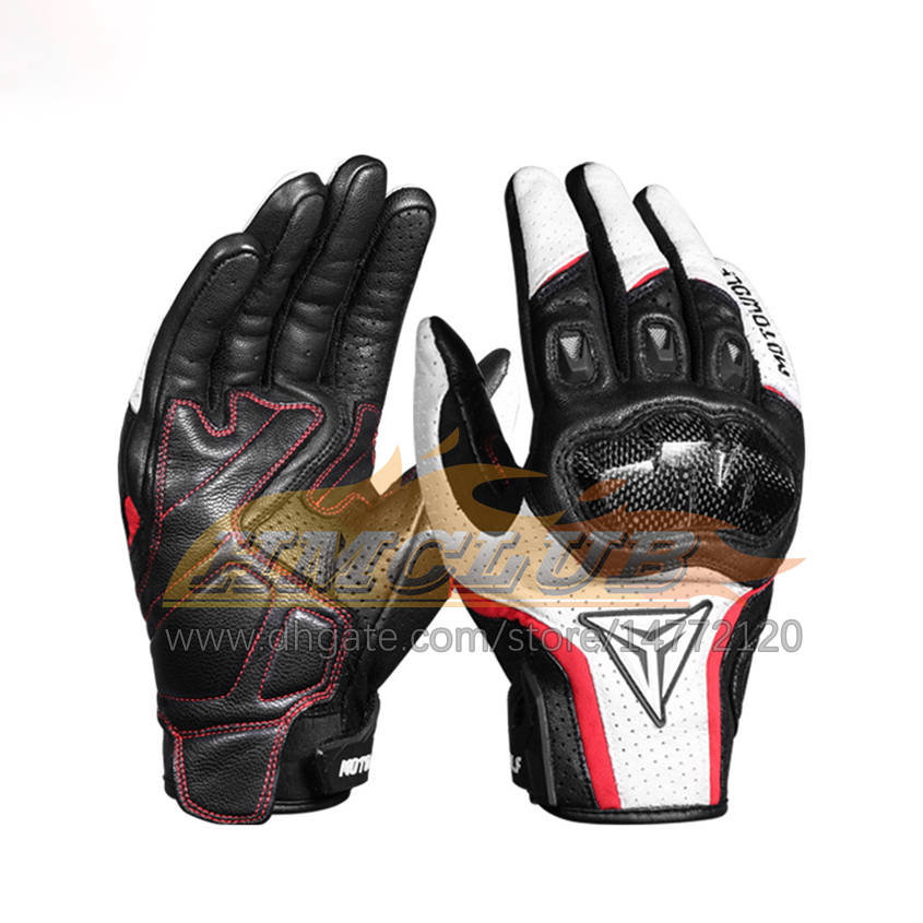 ST293 Moto Gants Hommes Gants En Cuir D'été Vélo Moto Guantes Moto Motocross Vélo Écran Tactile Respirant De Protection