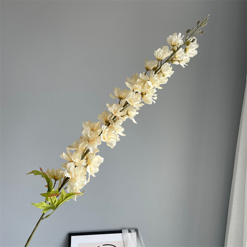 Wedding Decoratie Bloem Long Branch Delphinium Wedding Hall Wall Bloemen ornament Multicolor Party Simulation Flowers