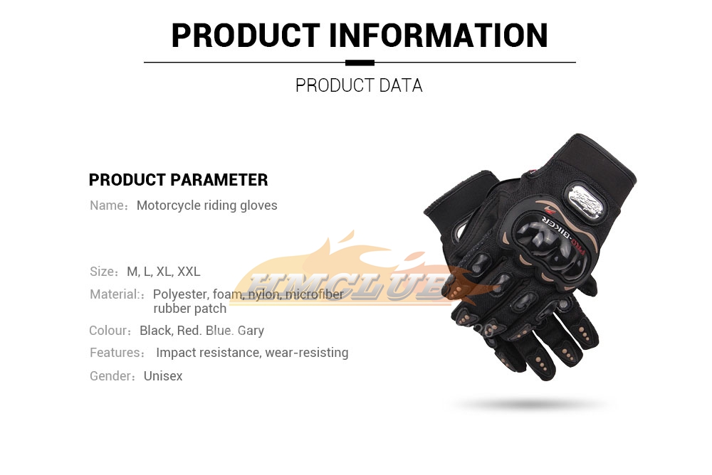 ST486 Motorcycle Gloves Man Wearable Moto Motocross Breath Touch Screen Racing Motorbike Bicycle Protective Gears Glove