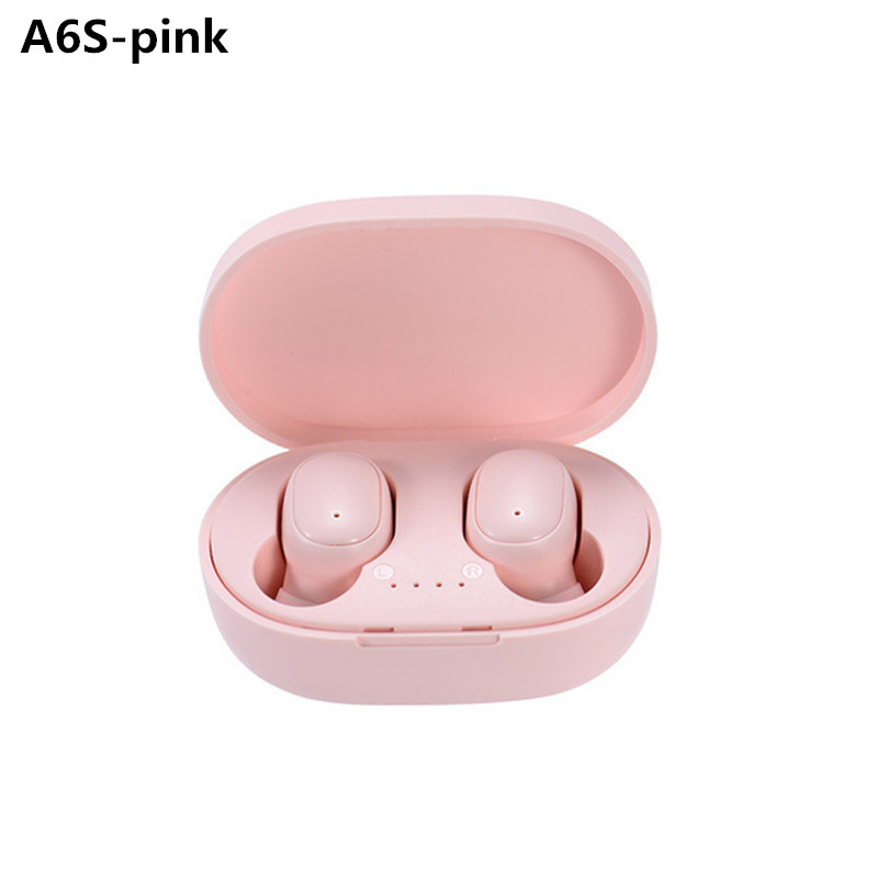 Casque sans fil A6S/E6S HIFI Bluetooth Mini écouteurs avec micro tactile contrôle antibruit écouteurs stéréo