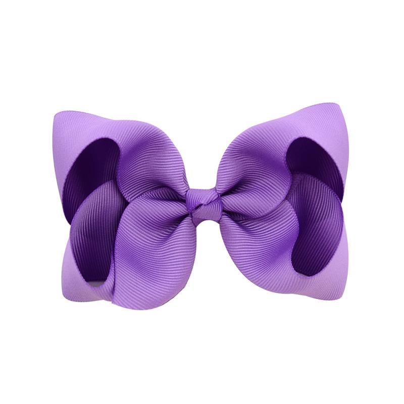 صلبة Grosgrain Ribbon Hair Bows Clip Association Hair Association Clit Girls Handmade Hair Clips Barrettes Hairpins Kids Headwear 