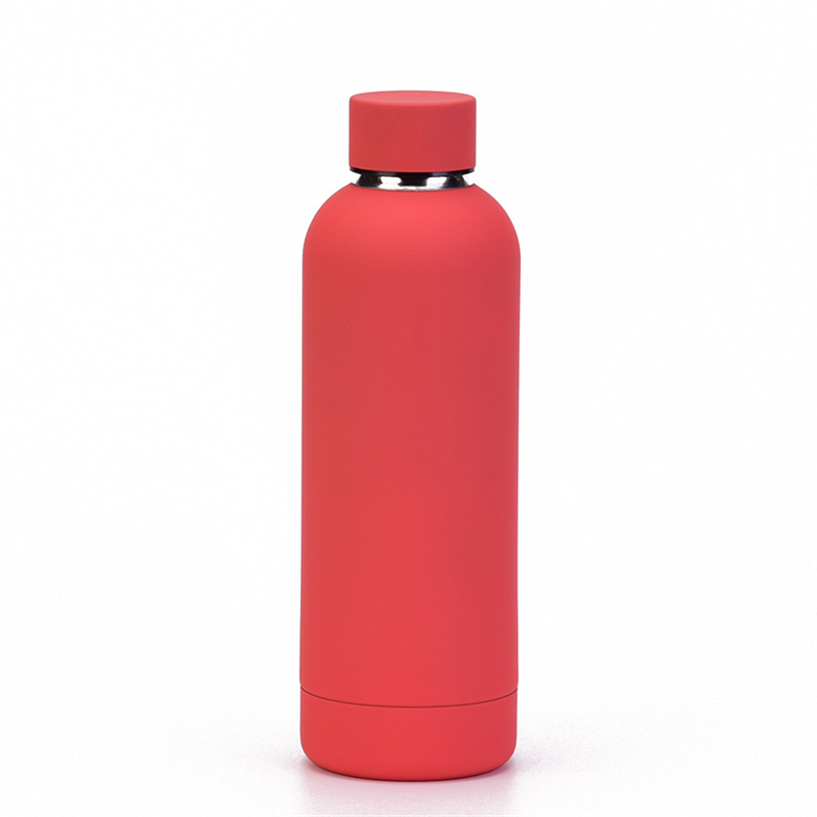 500 ml Colore en acier inoxydable bouteille d'eau grande capacité mate mateuse thermique portable portable double paroi à double vide isolées bouteilles de consommation de vide 37 couleurs