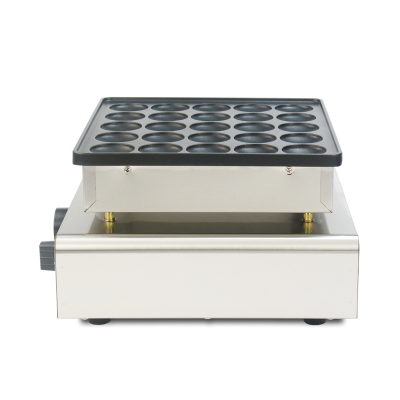 Bakning av konditoriverktyg kommersiella CE 110V/220V no-stick 25 h￥l holl￤ndska poffertjes grill mini pannkakemaskin elektrisk pannkaka tillverkare