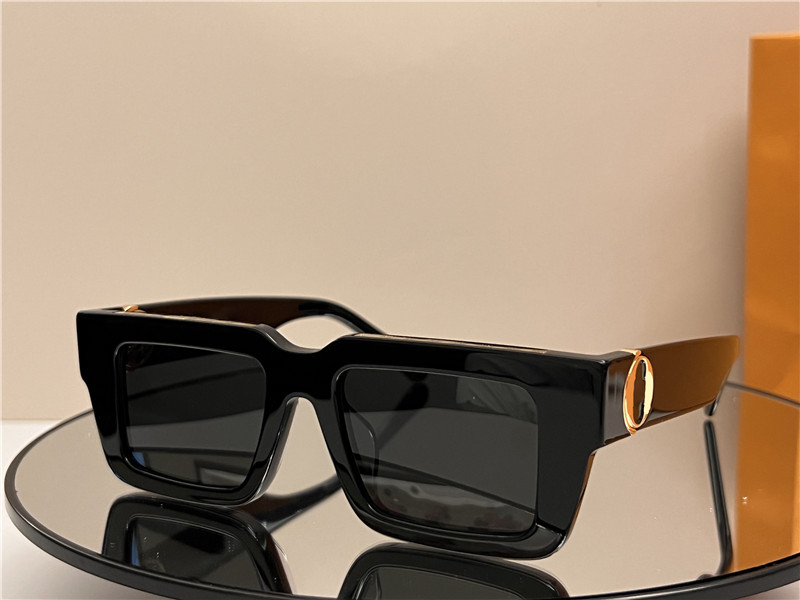 Nouvelle Lunettes de soleil de créateurs de Millionnaire de Brand Vintage For Men Mens Eyewear For Women Grases Square Frame rétro Shiny Eyeglass UV400 L4501633