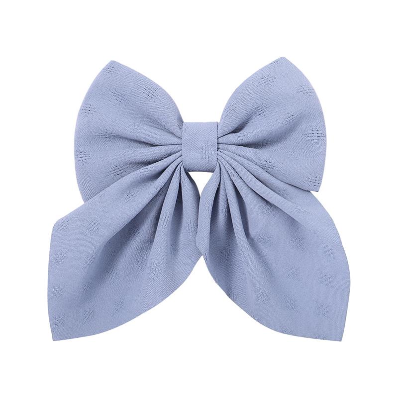 Neue Frauen Einfarbig Haar Zubehör Chiffon Bowknot Haar Clips Mädchen Drucken Bogen Haarnadeln Band Schmetterling Barrettes Kinder Kopfbedeckungen