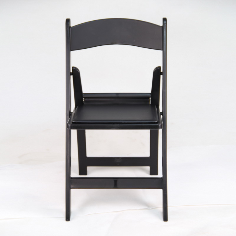 Wedding Party Foldable Chairs White Black Resin Comfortable Event Chair Garden Wedding Accessory