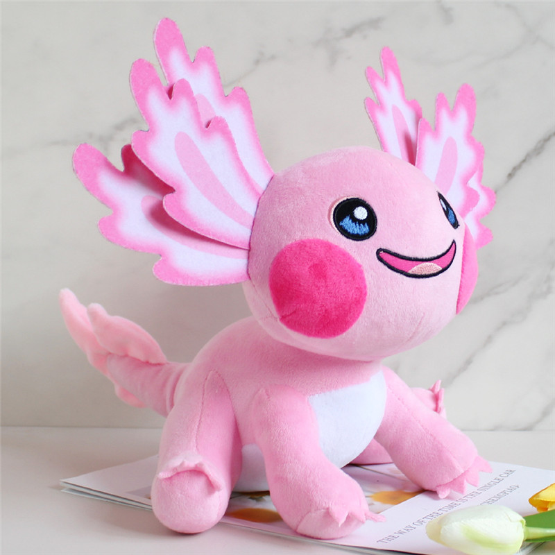 axolotl 봉제 장난감 귀여운 봉제 인 axolotl 베개 인형 생일 선물 소년 여자 집 홈 장식