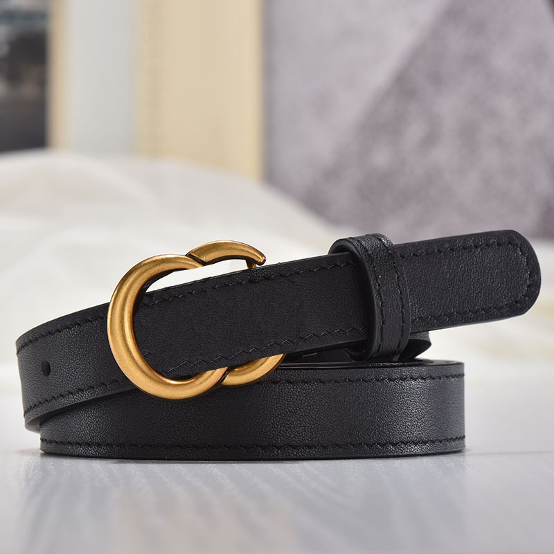 Ceintures de créateurs pour hommes, ceinture de luxe de haute qualité pour femmes et hommes, deux couches de lettres en cuir de vache gg, boucle lisse en alliage doré cei245P