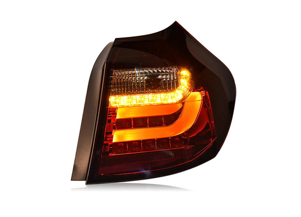 BMW E81 E87 LED 2003-2010 Dynamic Streamer Turn Signal Fog Brake 주차 주차 후면 램프 테일 라이트 용 자동차 미등 액세서리