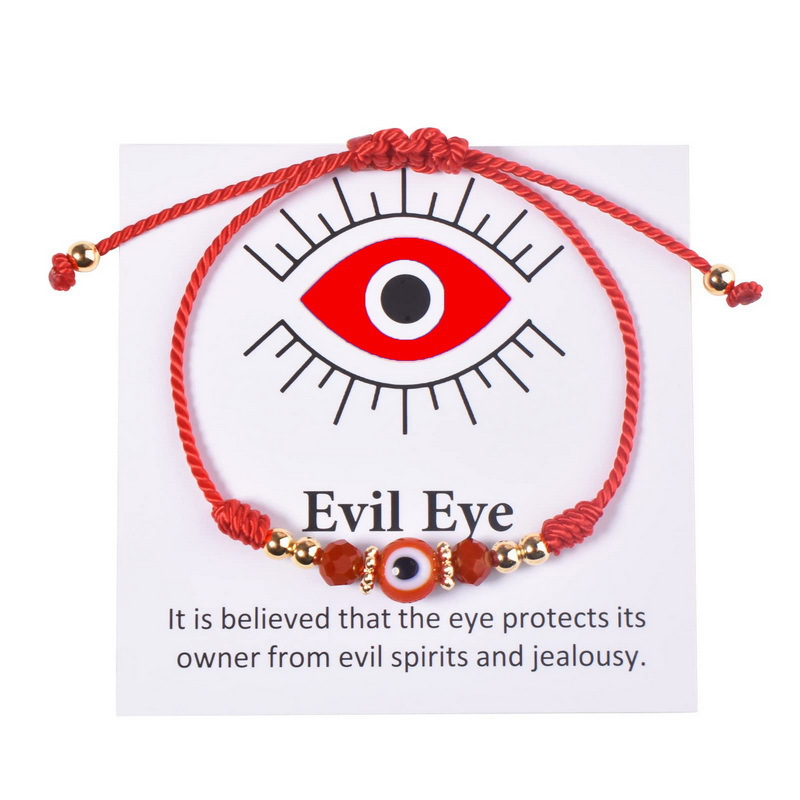 Women Fahion Jewelry Identification Bracelet Adjustable Gold Plating eye love chain colorful Turkey eyes jewelry for Women Men