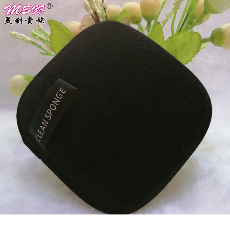 Makeup tools Powder Puff Magic Clean Water make up Removing Ultra Fine Fiber Cotton Face Wash square short hair 120x120mm