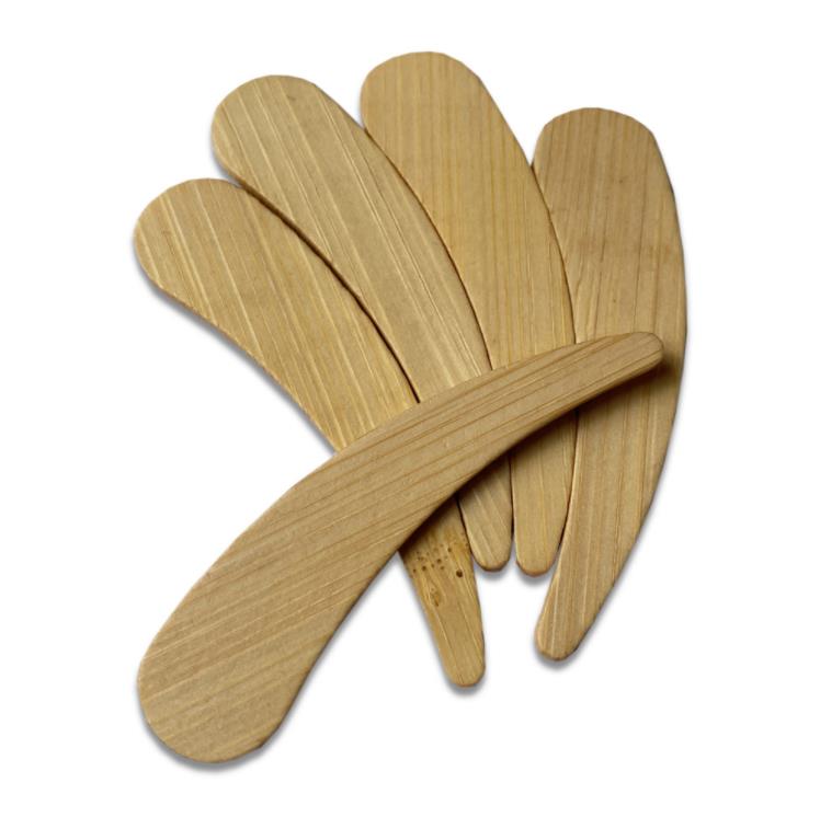 Hushållens diverse 6 cm kosmetiska verktyg bambu stick spatula skrapa sked sn318