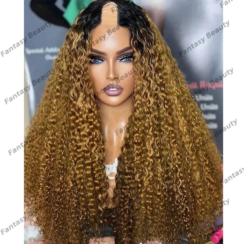 1x4 Открытие U Part Human Hairs Wigs для женщин безрассудно герметично