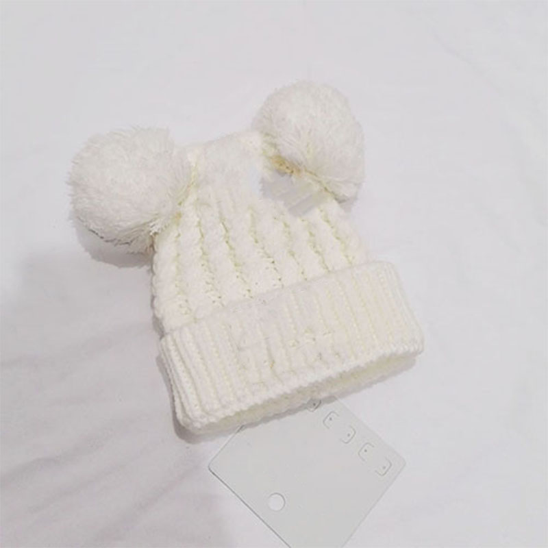 Baby Designer Hat Boys And Girls Kids Caps Fashion Autumn Winter Warm Knitting Bunny Casual Bag Ear Versatile Warm Children's Wool Cap Factory Outlet