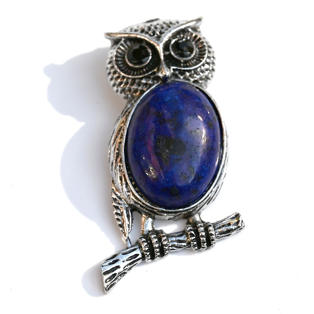 Oval Natural Stone Owl Posting Ornaments Crystal Minerals Reiki Healing Rose Quartz Regalos Decoraci￳n del hogar Collar Joyer￭a Hacer arte Craft