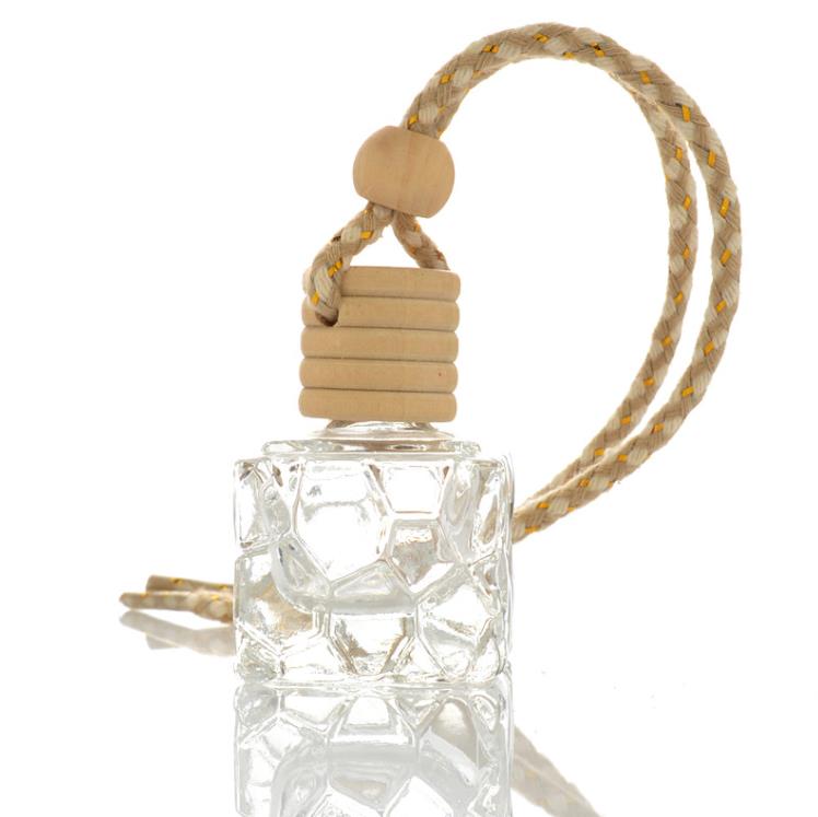 Hangende auto parfum flessen lege luchtverfrisser diffuser fles hanger ornament ornament navulbare geur etherische olie diffuser decor accessoires sn303