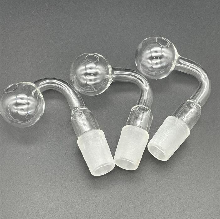Pyrex Pyrex Oil Burner Hookahs Tubo de vidrio Tubas para fumar mezcladas 10 14 18 Articulación femenina masculina para tuberías de agua Dab Rig Bowl