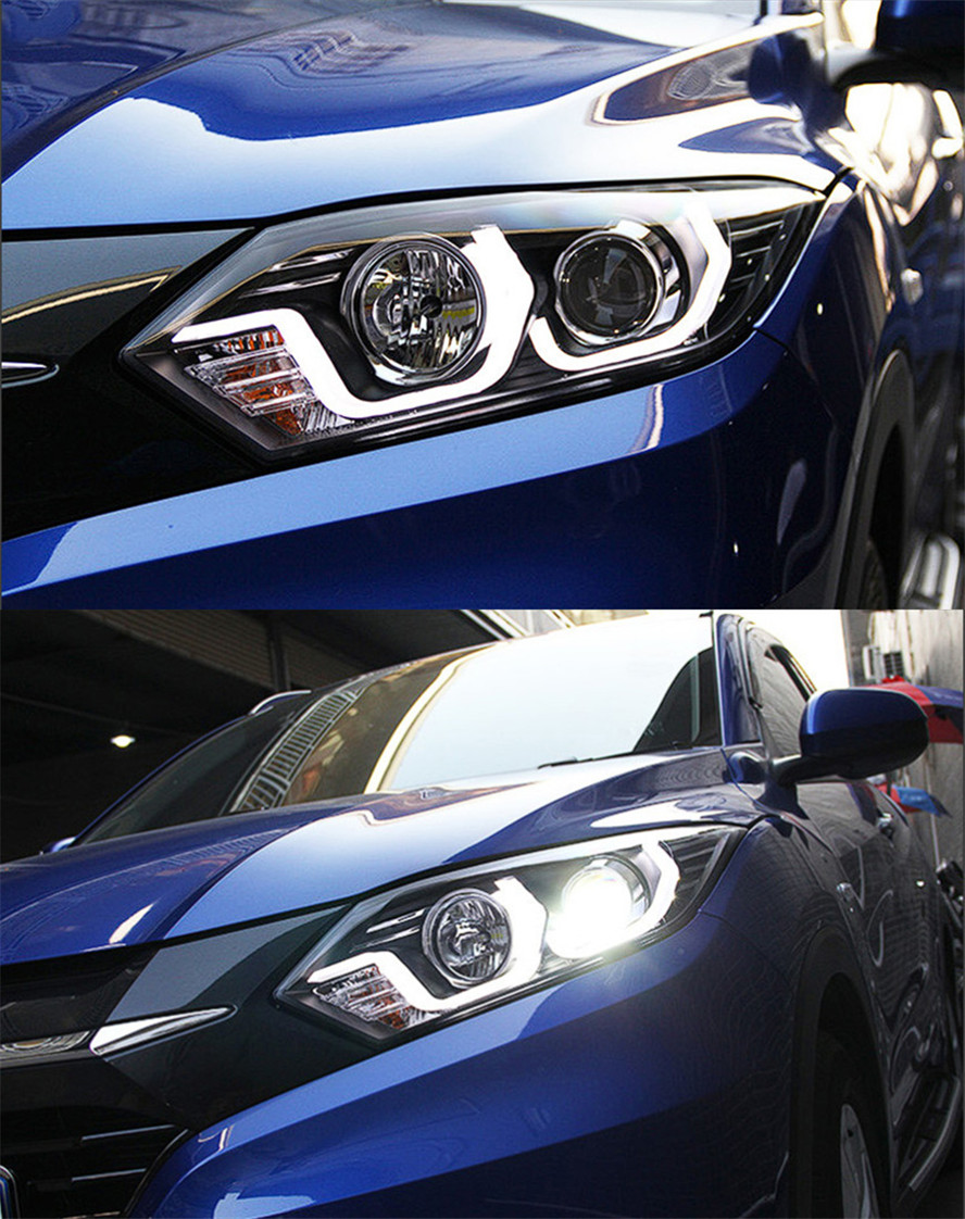 Phare pour Honda HRV Vezel 20 15-20 18 phares Style remplacement DRL feux de jour phare projecteur lifting