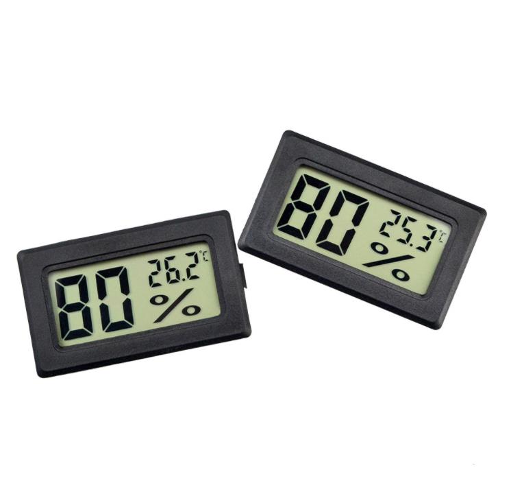 الأسود/الأبيض FY-11 Mini Digital LCD بيئة حرارة مقياس الرطوبة مقياس درجة حرارة الرطوبة في غرفة الثلاجة SN313