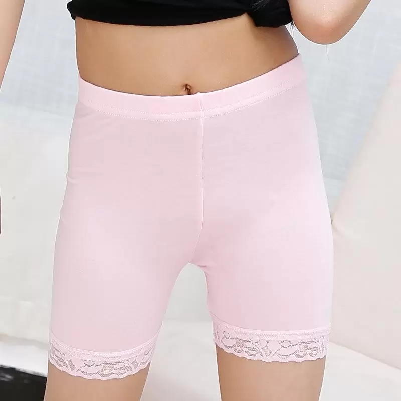 Mode d'été enfants short en coton modal dentelle leggings courts pour les filles pantalons de sécurité bébé collants courts B23