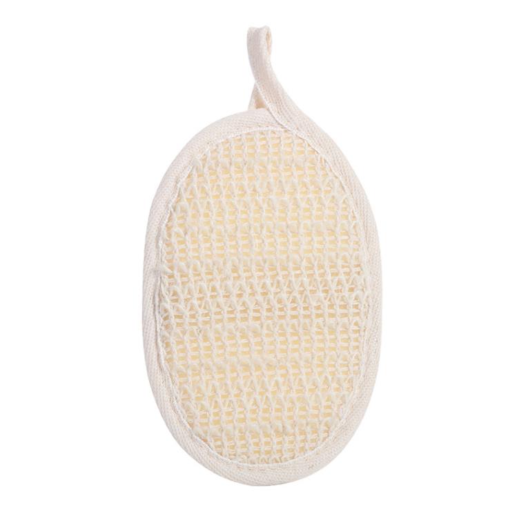 Exfolierande imitation loofah pad bad spa kroppskrubber sisal fiber dusch svamp bakborste för män kvinnor sn311