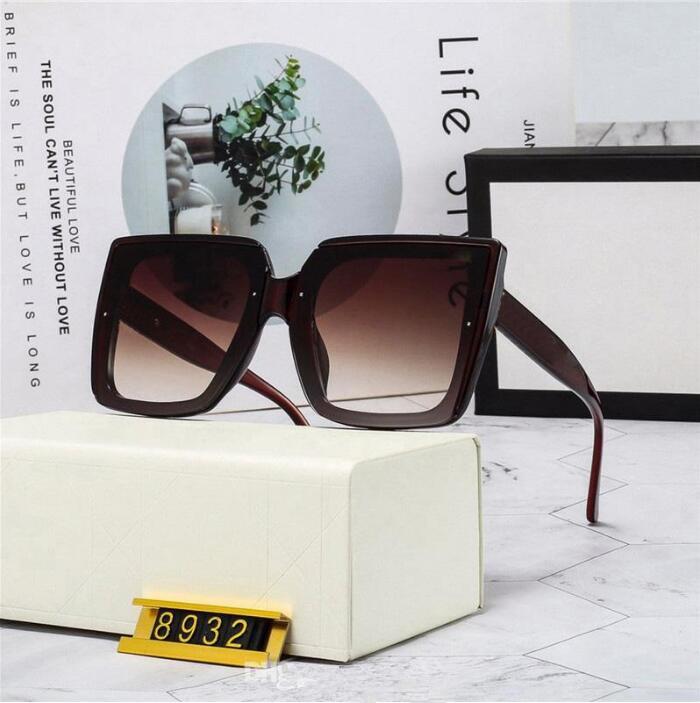 Fashion Classic Design Polarise Luxury Sunglasses for Men Women Women Pilot Sun Gernes UV400 Polaroid Metal Cadre Polaroid Lens 8932 WI214G