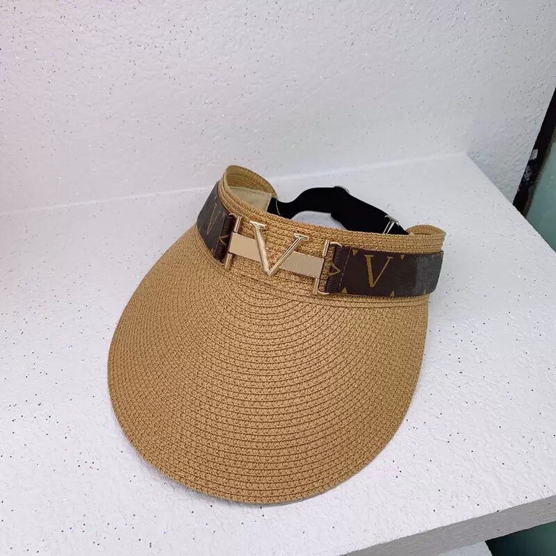 Cappello da sole Designer Cap Donna Casquette Visiere Top Berretti vuoti Cappelli Uomo Cappello da pescatore Capanna Moda estiva Oro V Piastra Chapeau Beanie 2022691