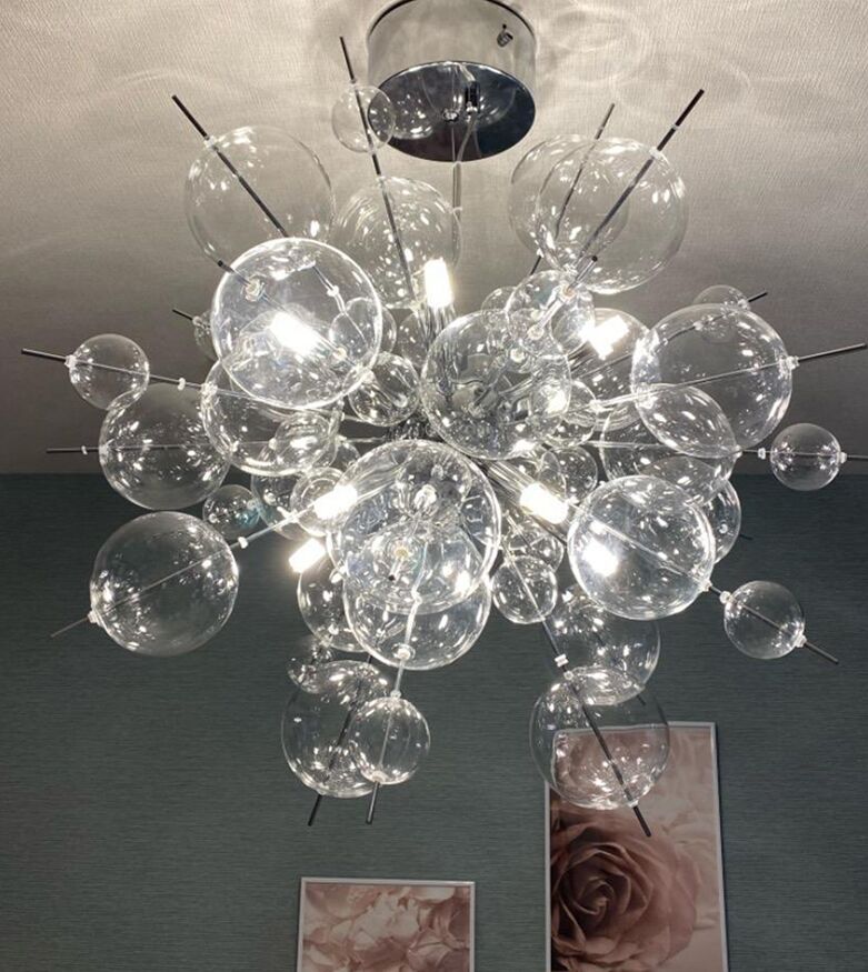 Nordique LED oursin pissenlit lustre éclairage moderne suspension luminaire pour Restaurant décor à la maison G9 110 V 240 V