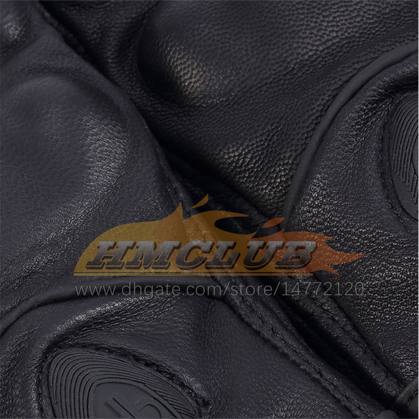 ST421 Retro Pursuit Real Leather Motorcycle Gloves Touch Screen Men Women Motocross Waterproof Electric Bike Gloves Moto Glove