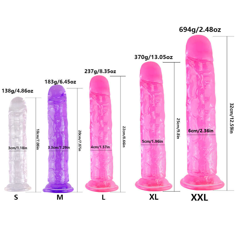 Skönhetsartiklar silikon enorm dildo för kvinna anal plug realistisk penis kvinnlig dildos g-spot orgasm stark sugkopp sexiga leksaker vuxna 18