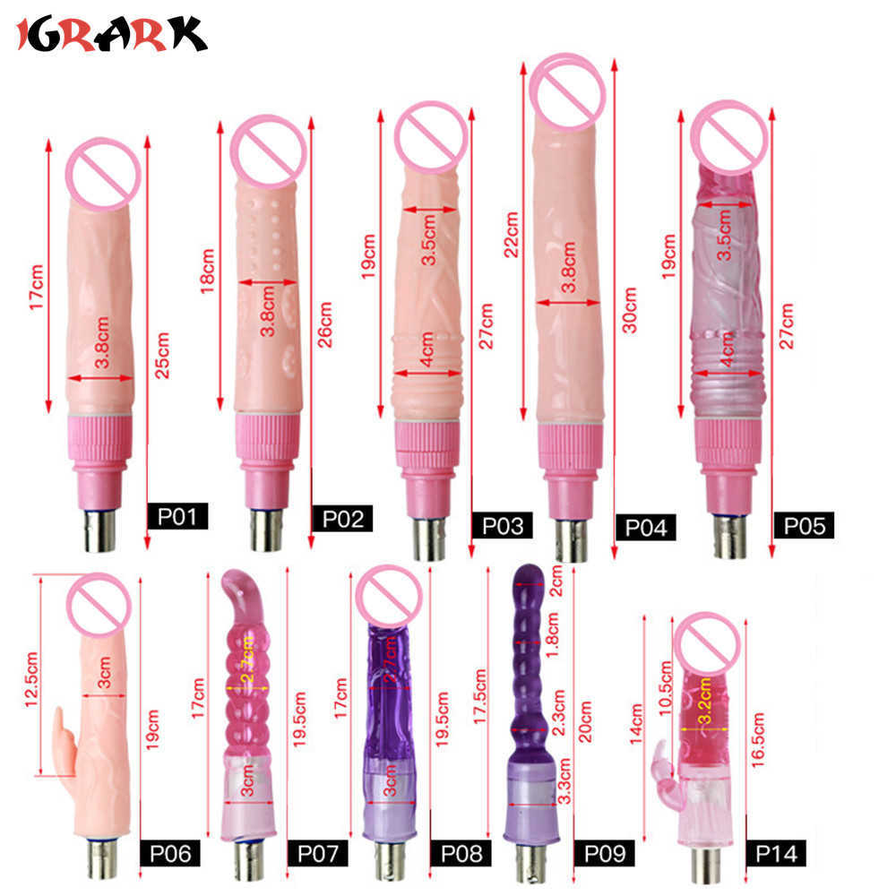 Itens de Beleza Conector 3XLR Clássico Sexy Substituição de Máquina Acessórios Eróticos Penis Attachments Dildo Vibrador Sugador Plug Anal Brinquedos 18