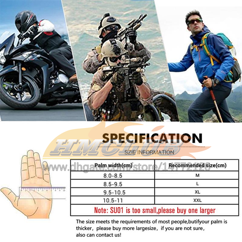 ST414 Motorcykelhandskar b￤rbar moto Motocross Breat Touch Screen Racing Motorcykel cykelskydd Gear Summer Guantes Glove