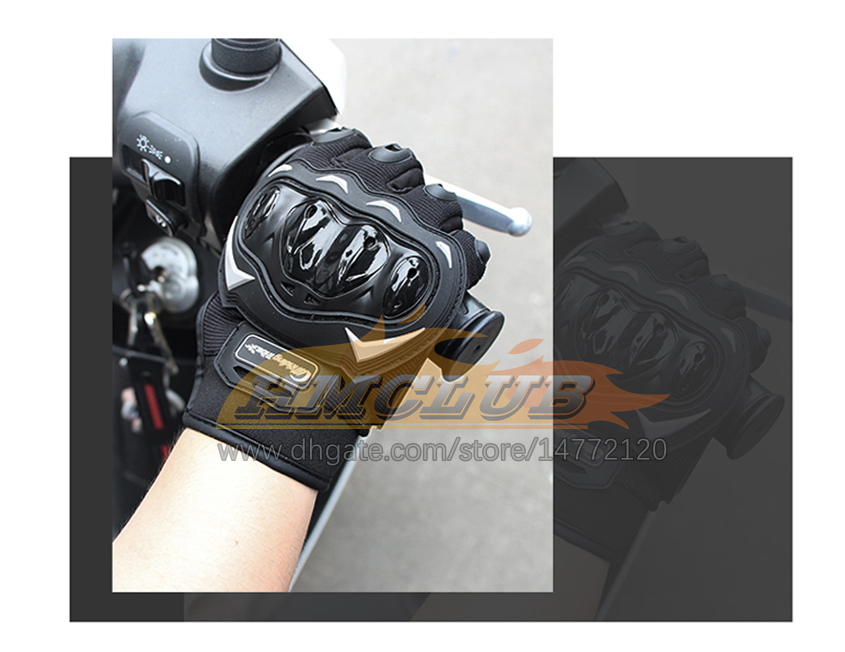 ST415 Motorradhandschuhe Tragbare Moto Motocross Atem Touchscreen Racing Motorrad Fahrrad Schutzausrüstung Sommer rutschfester Handschuh