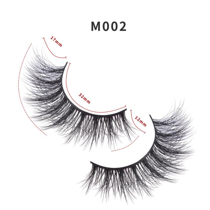 Natural eyelashes whole silk eyelash faux mink 3d synthetic lashes fiber lash vendors box and logo service3563448