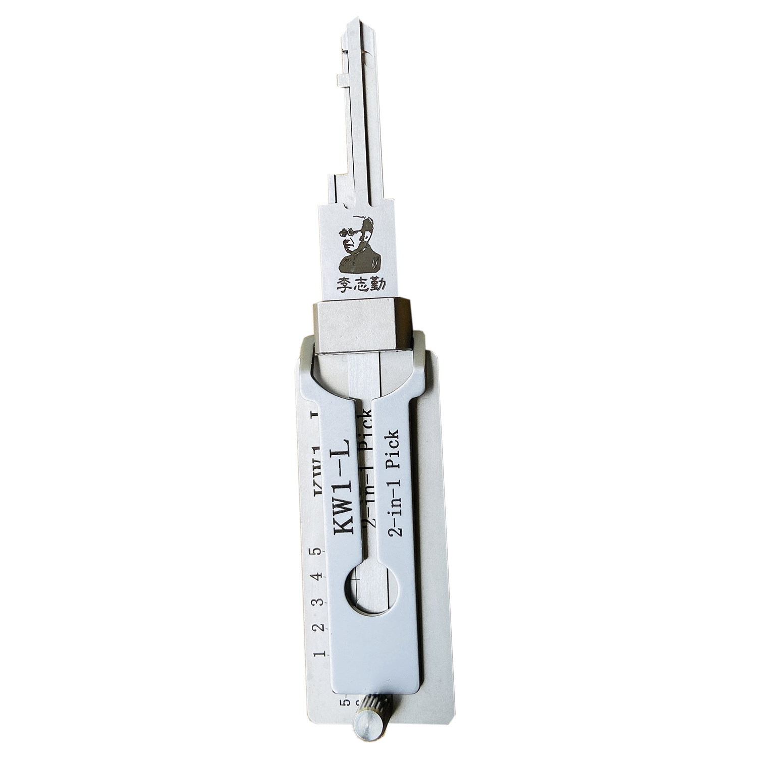 أدوات ومزودات الأقفال الأصلية Lishi Lock Pick 2 في 1 KW1-L فك الترميز لأقفال الباب المنزلي